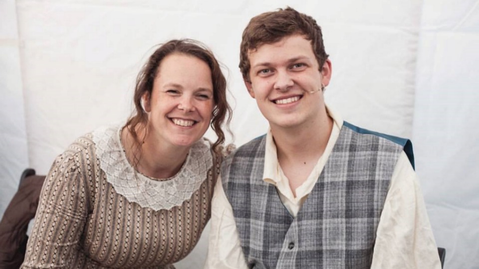 Ben Hancock with his mother, Yvonne Hancock